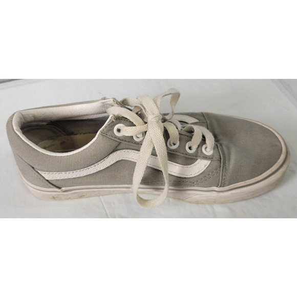 VANS Old Skool Gray and White Women's Size 6.5 Men's Size 5 - Picture 8 of 11